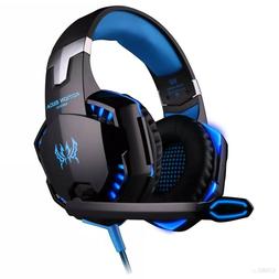 Gaming Headphones Deep Bass Stereo Wired Gamer Headset Mic L